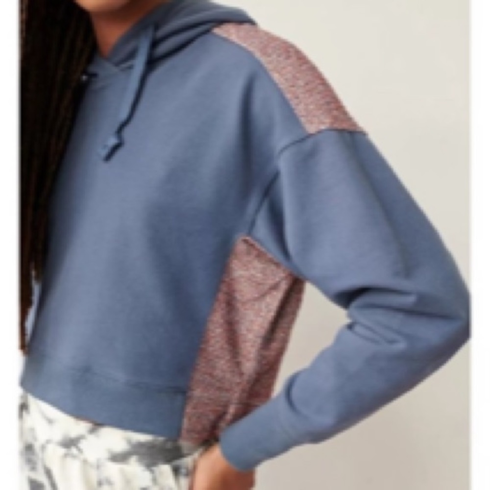 Anthropologie NWT Saturday Sunday Tweed Hoodie SzS - Picture 2 of 9